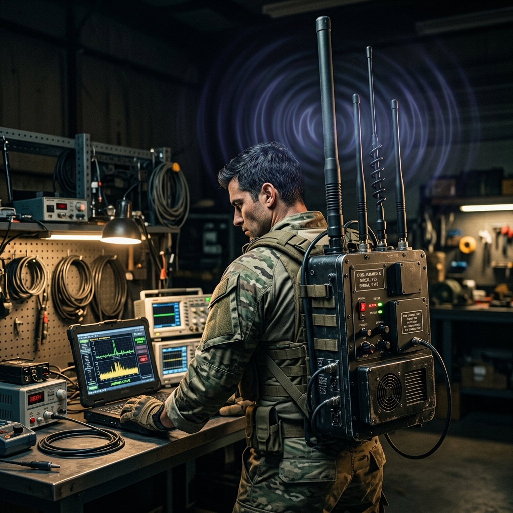 Prahar Manpack RF Jammer Hardware